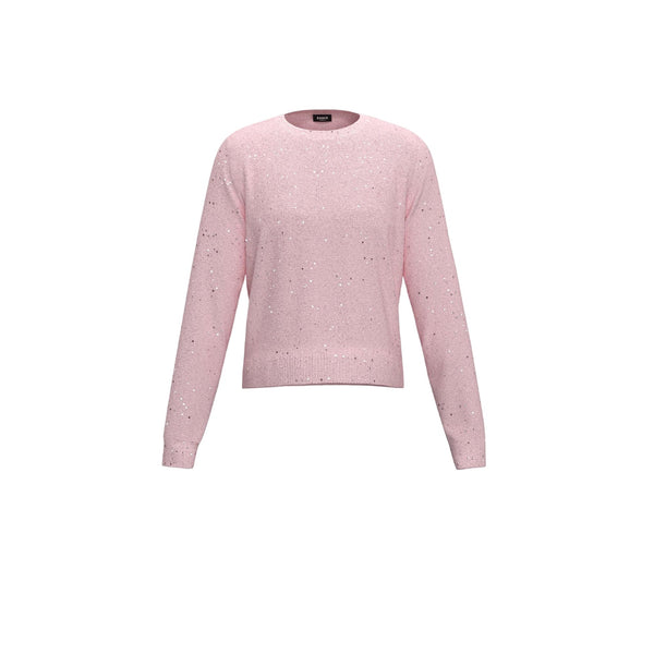 Emme Marella Pullover Maglia Girocollo "Ruth" Donna con Paillettes S  - Francavilla Moda